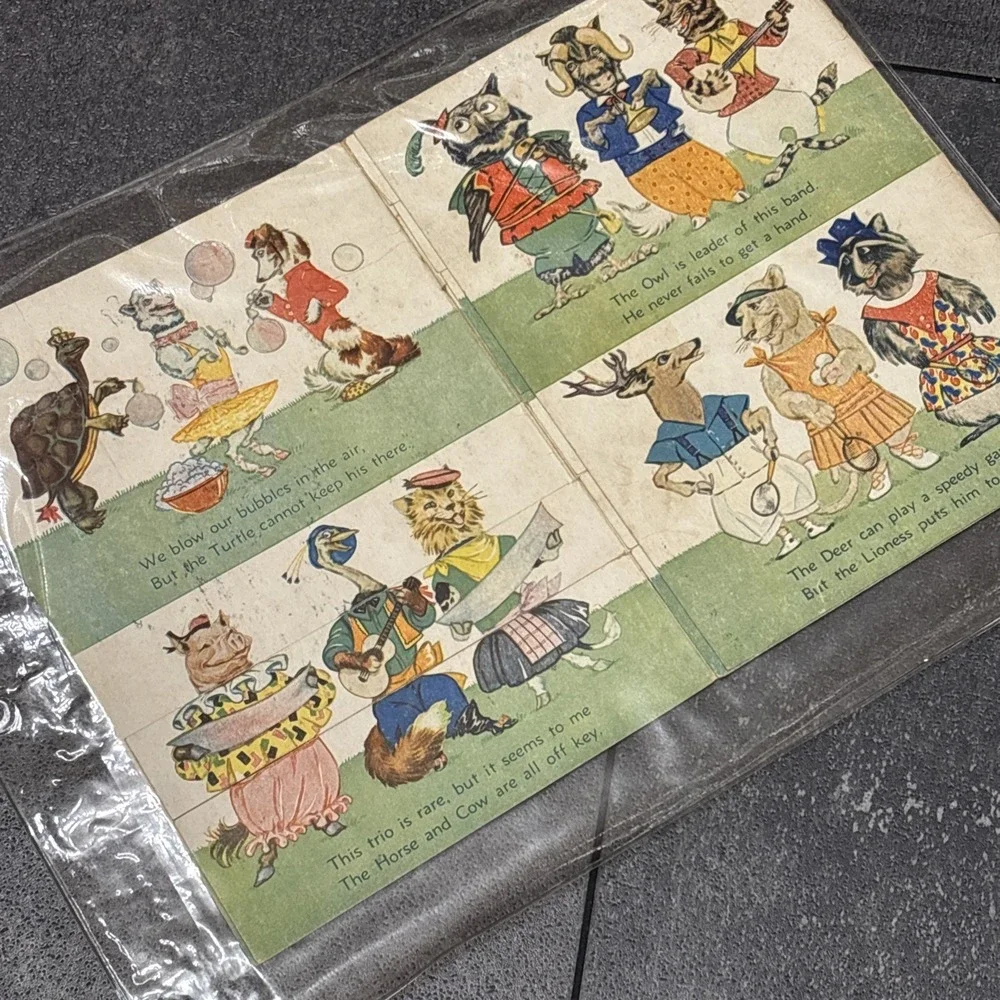 Vintage 1932 Kellogg's Funny Jungleland Moving Pictures Booklet Premium Kellogg